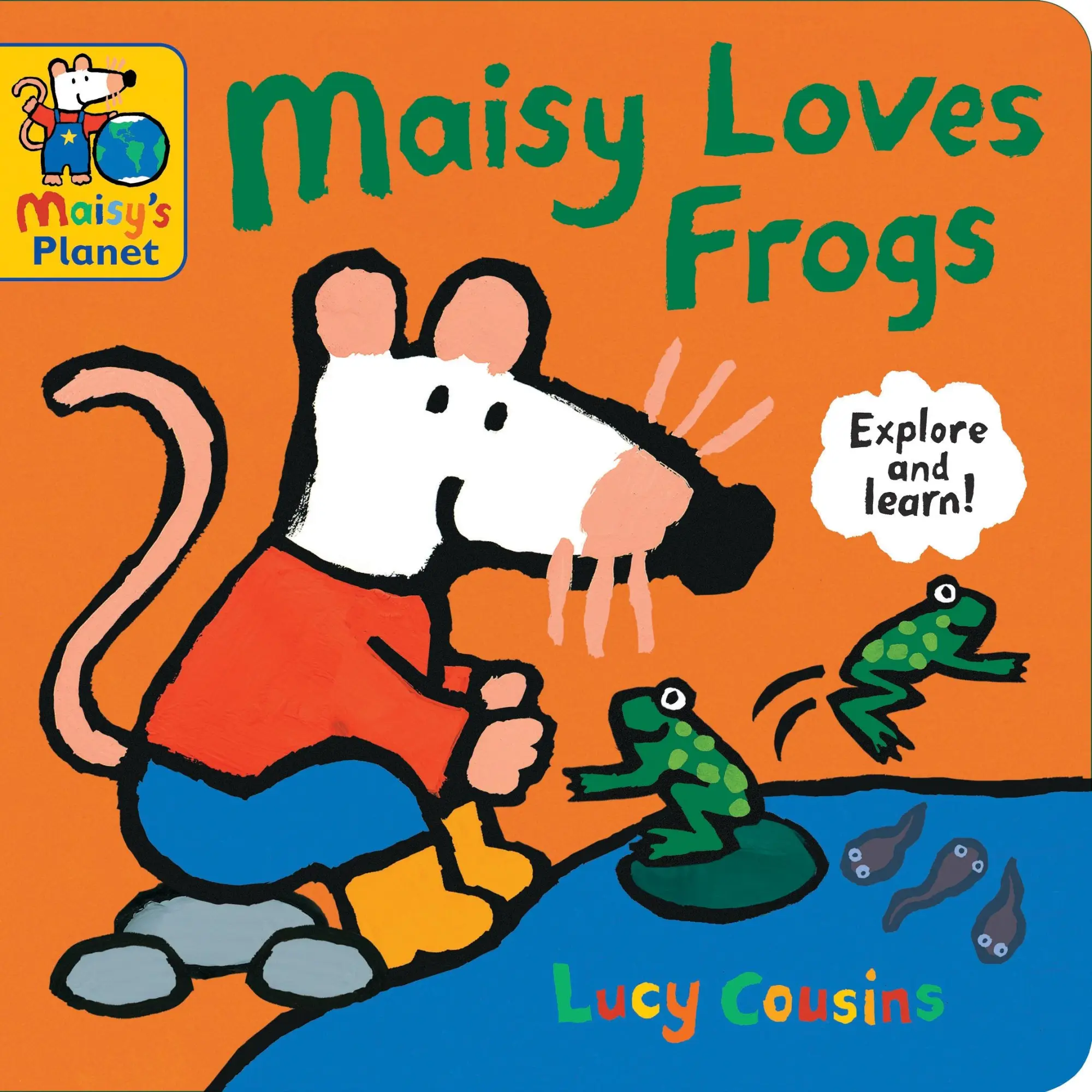 Cover: 9781529523119 | Maisy Loves Frogs: A Maisy's Planet Book | Lucy Cousins | Buch | 2025