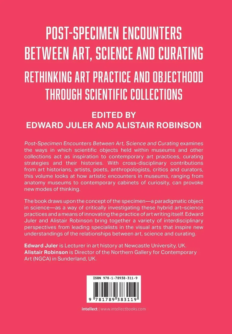 Rückseite: 9781789383119 | Post-Specimen Encounters Between Art, Science and Curating | Buch