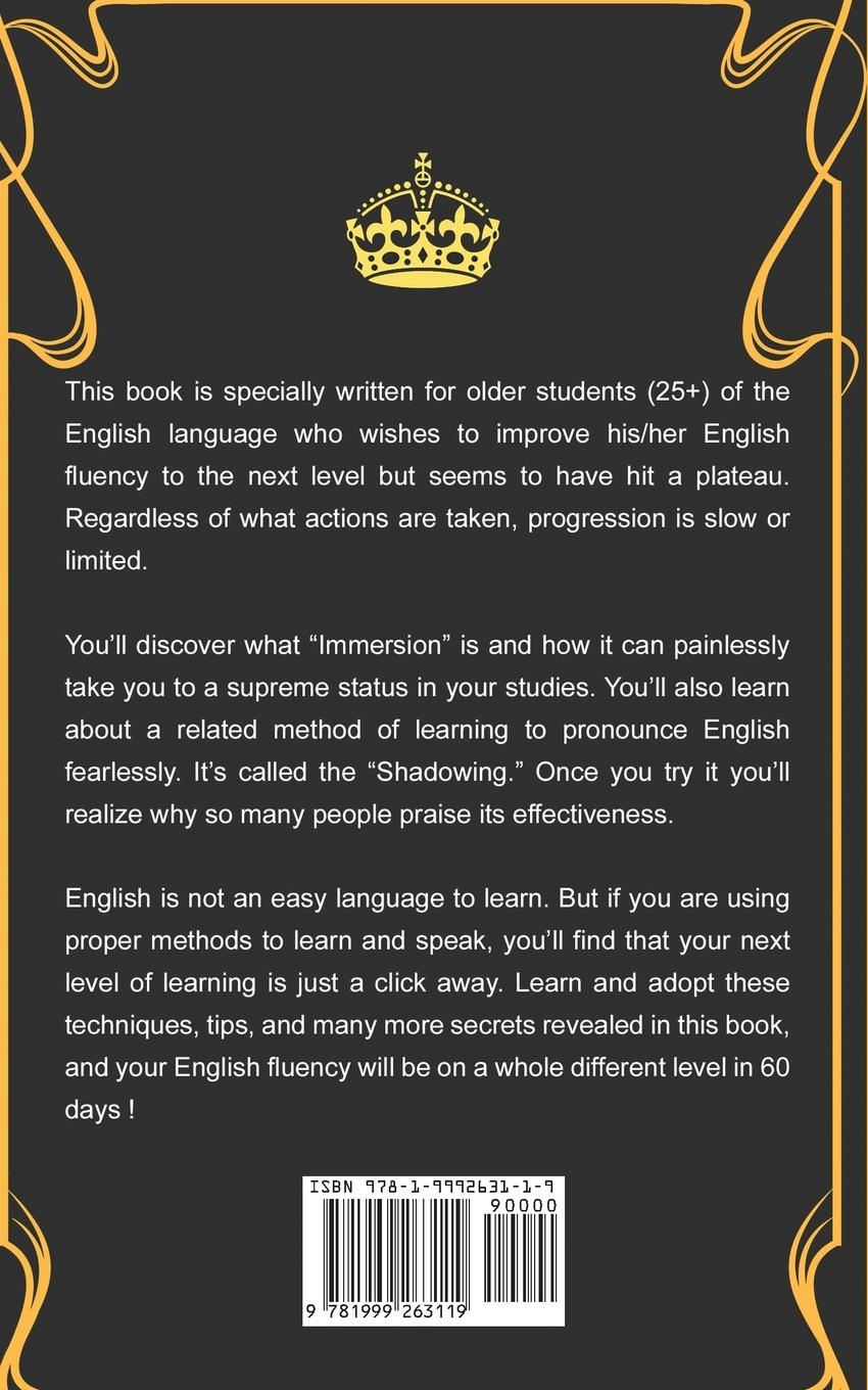 Rückseite: 9781999263119 | English Fluency For Adult - How to Learn and Speak English Fluently...