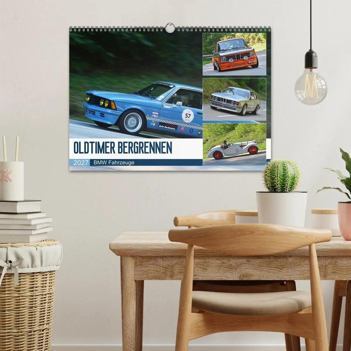 Bild: 9783569613119 | OLDTIMER BERGRENNEN - BMW Fahrzeuge (Wandkalender 2027 DIN A3...
