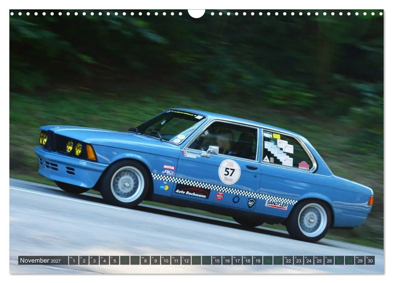 Bild: 9783569613119 | OLDTIMER BERGRENNEN - BMW Fahrzeuge (Wandkalender 2027 DIN A3...