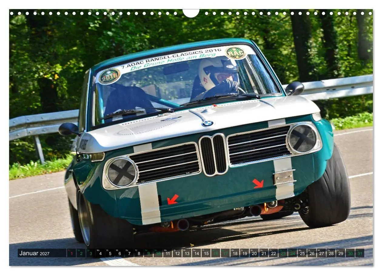 Bild: 9783569613119 | OLDTIMER BERGRENNEN - BMW Fahrzeuge (Wandkalender 2027 DIN A3...