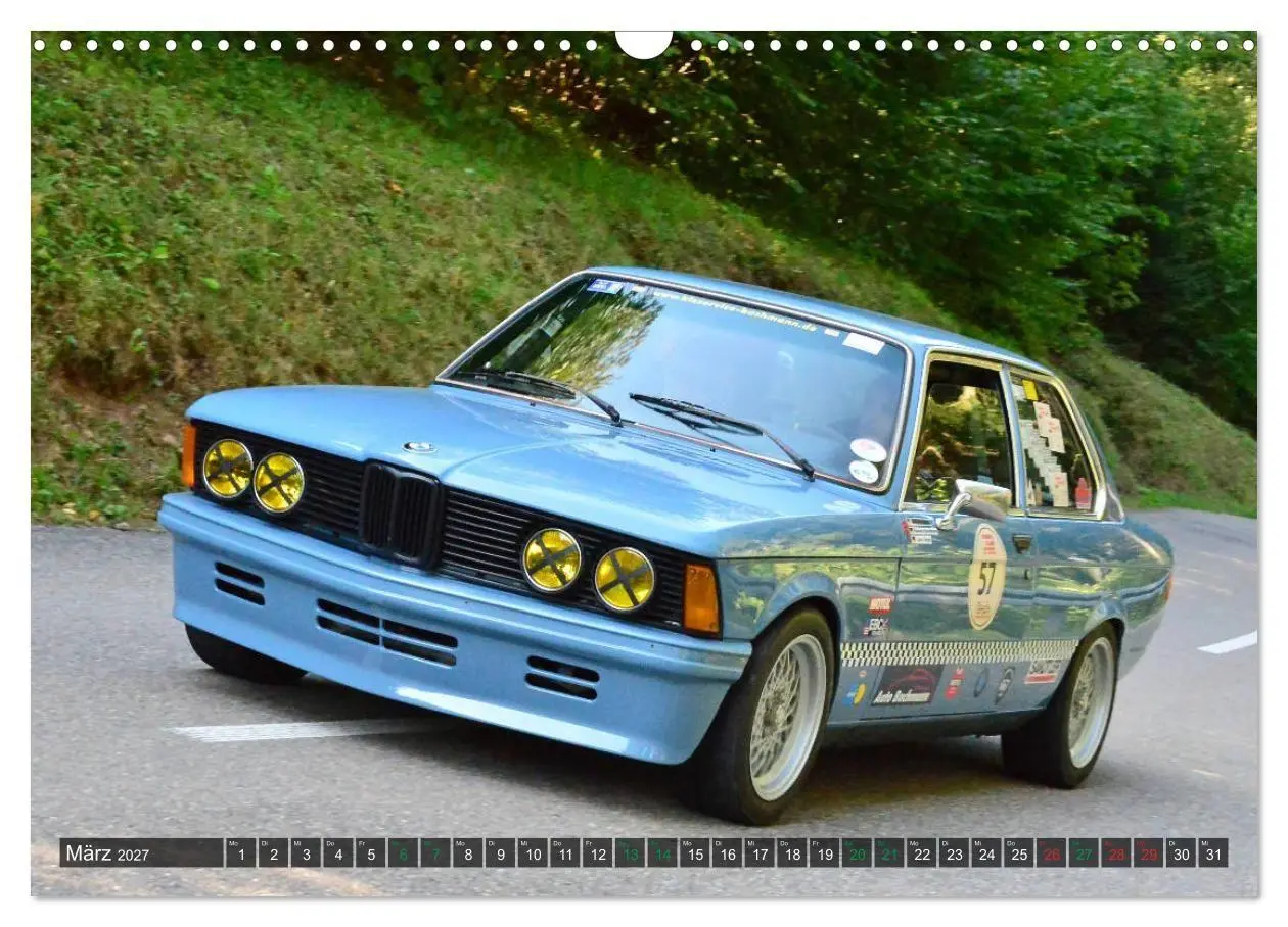 Bild: 9783569613119 | OLDTIMER BERGRENNEN - BMW Fahrzeuge (Wandkalender 2027 DIN A3...