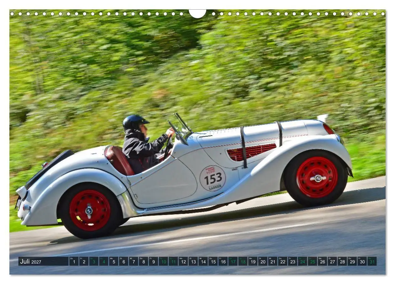 Bild: 9783569613119 | OLDTIMER BERGRENNEN - BMW Fahrzeuge (Wandkalender 2027 DIN A3...