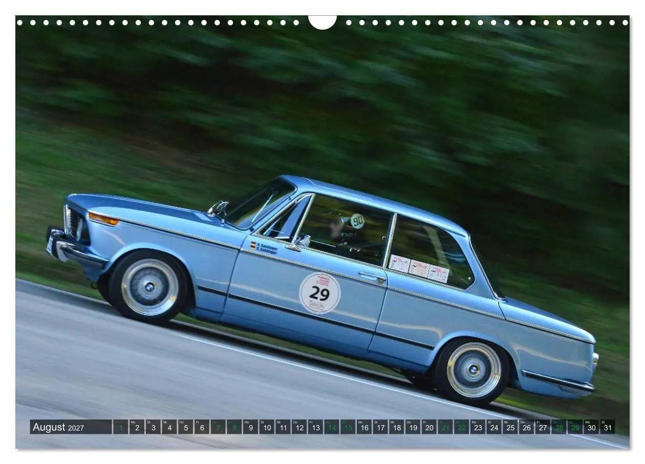 Bild: 9783569613119 | OLDTIMER BERGRENNEN - BMW Fahrzeuge (Wandkalender 2027 DIN A3...