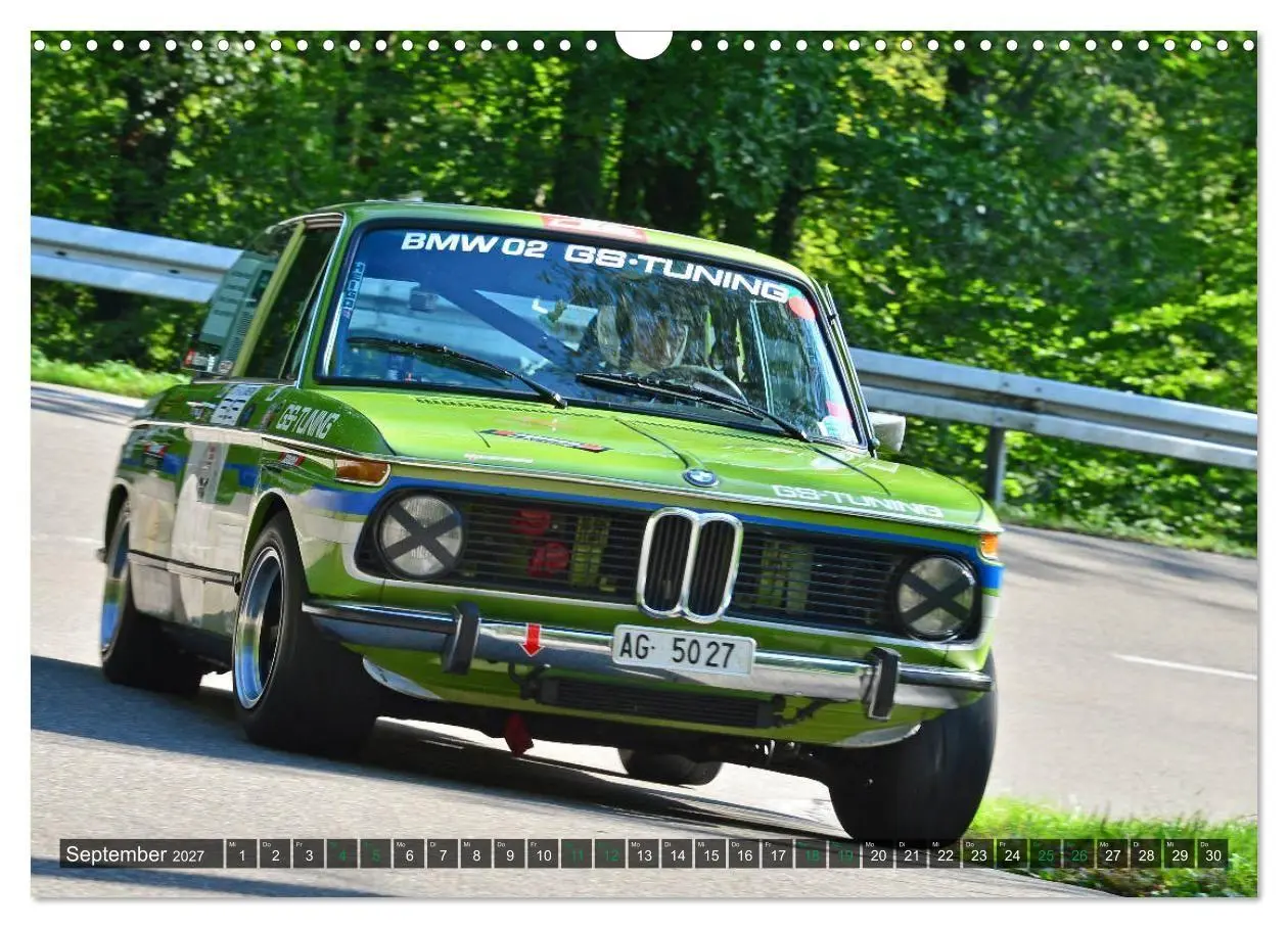 Bild: 9783569613119 | OLDTIMER BERGRENNEN - BMW Fahrzeuge (Wandkalender 2027 DIN A3...