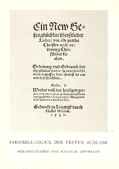 Cover: 9783795713119 | Ein New Gesangsbuchlin Geistlicher Lieder | Michael Vehe | Taschenbuch