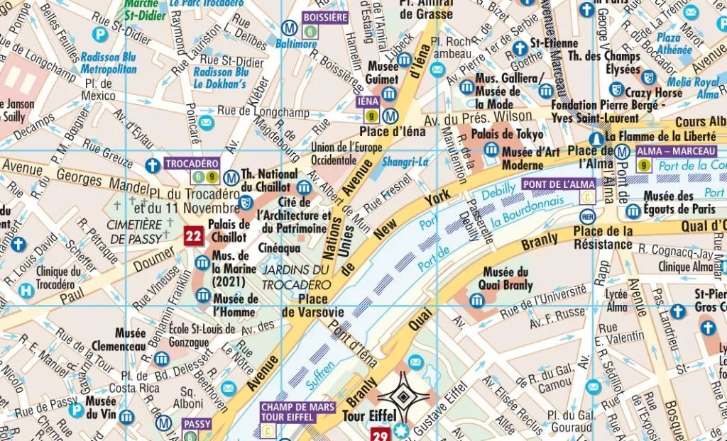 Bild: 9783866093119 | Paris 1 : 12 000 / 1 : 15 000 | (Land-)Karte | Borch Maps | 2 S.