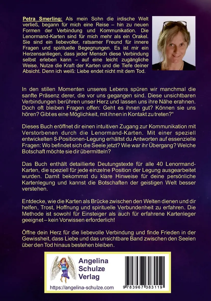 Rückseite: 9783967383119 | Lenormand Karten als Brücke ins Jenseits | Petra Smerling | Buch