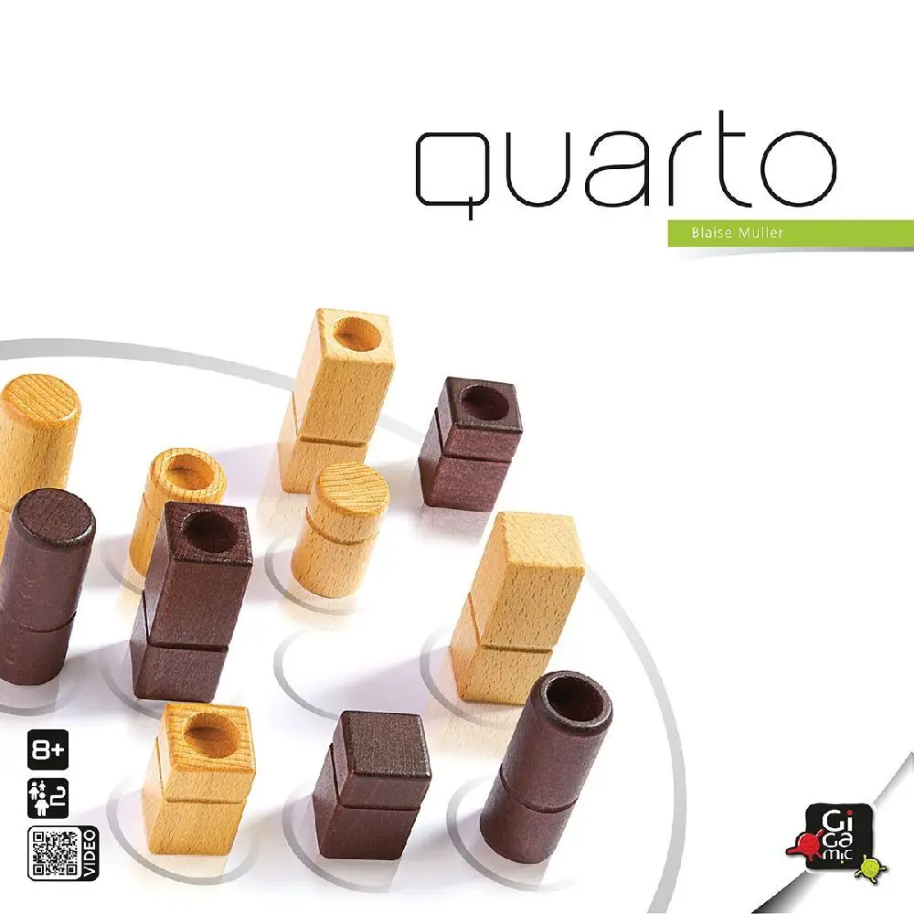 Cover: 3421273323219 | Quarto | Blaise Muller | Spiel | In Spielebox | GIGD2004 | Deutsch