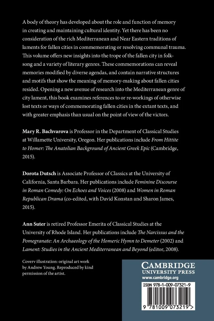 Rückseite: 9781009073219 | The Fall of Cities in the Mediterranean | Mary R. Bachvarova (u. a.)
