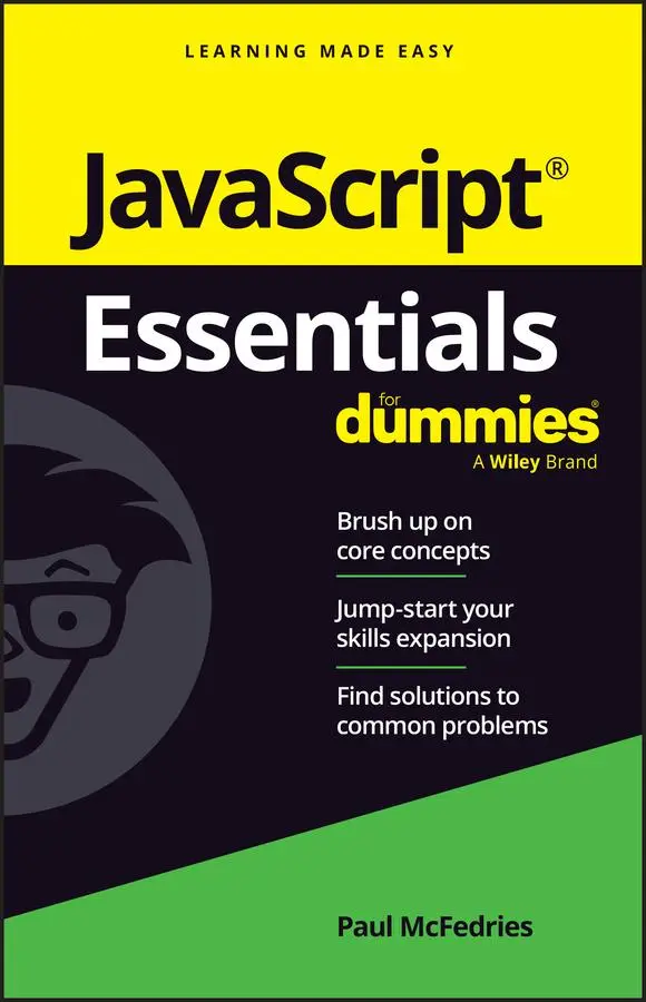 Cover: 9781394263219 | JavaScript Essentials For Dummies | Paul McFedries | Taschenbuch
