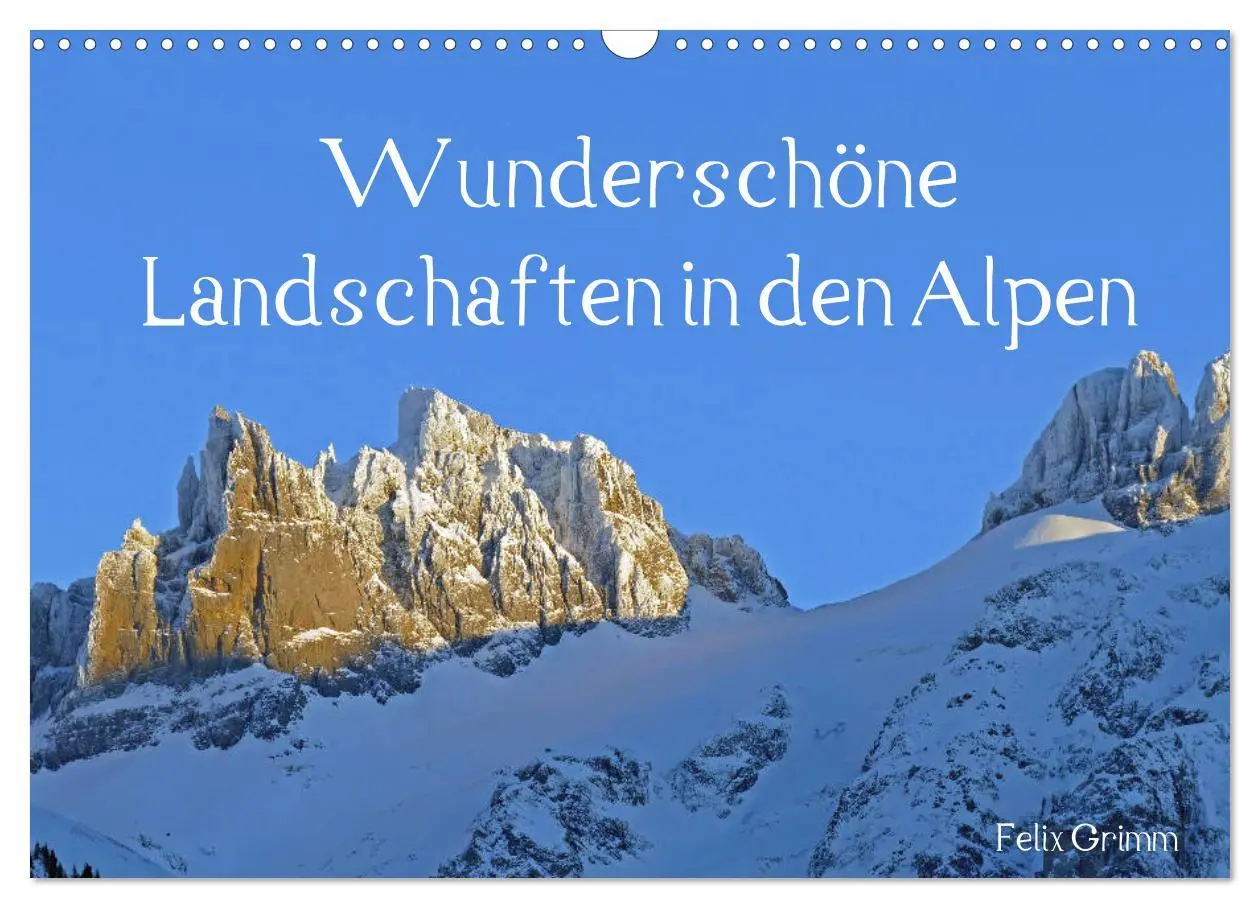 Cover: 9783457733219 | Wunderschöne Landschaften in den Alpen (Wandkalender 2026 DIN A3...