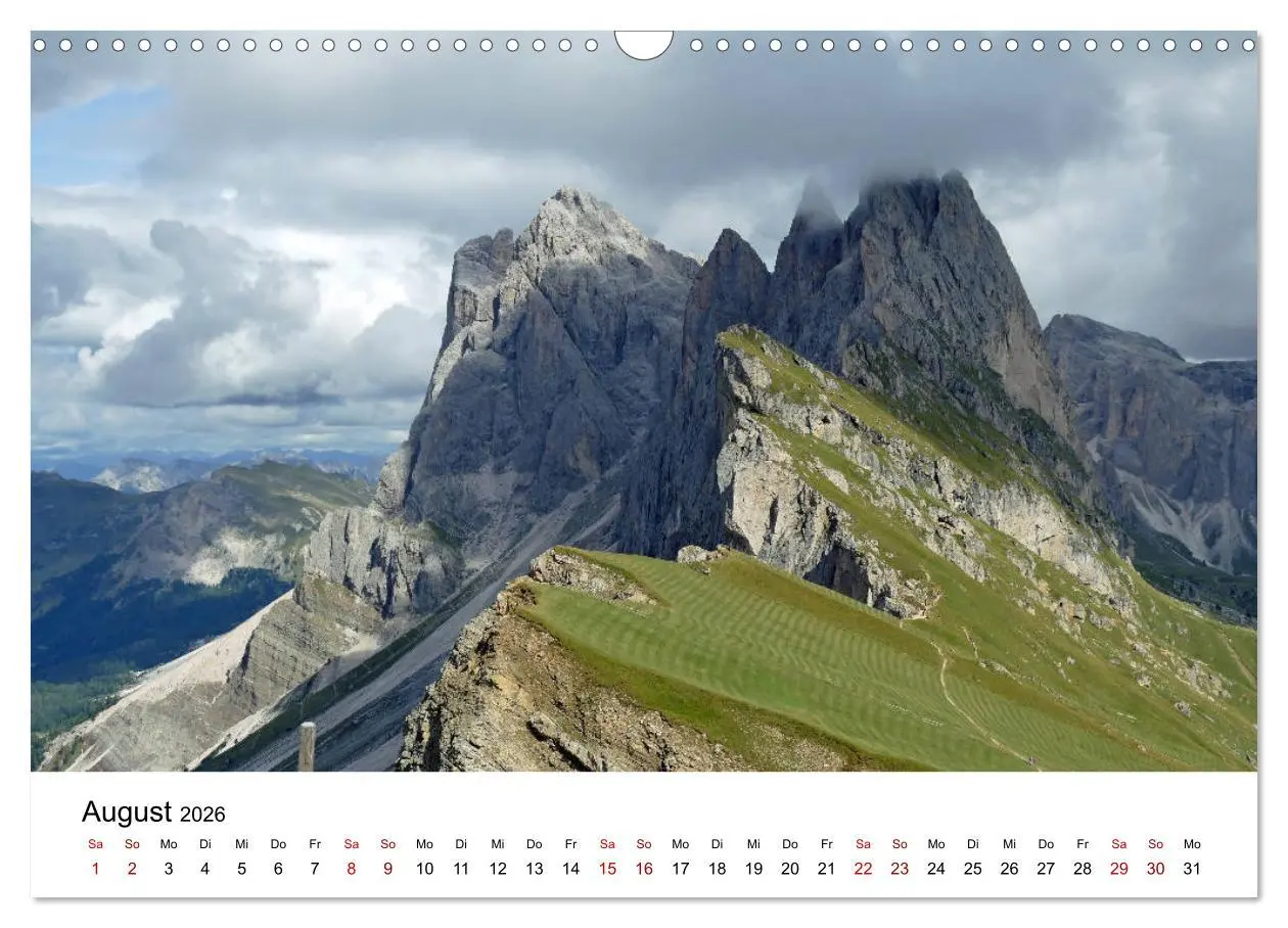 Bild: 9783457733219 | Wunderschöne Landschaften in den Alpen (Wandkalender 2026 DIN A3...