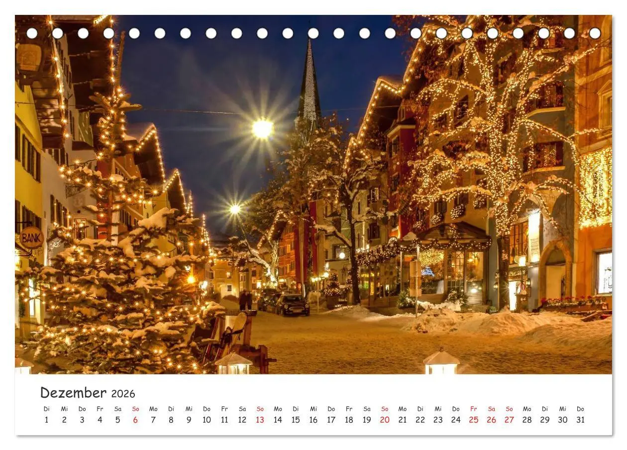 Bild: 9783457973219 | Kitzbühel. Die Stadt im Herz der Alpen (Tischkalender 2026 DIN A5...
