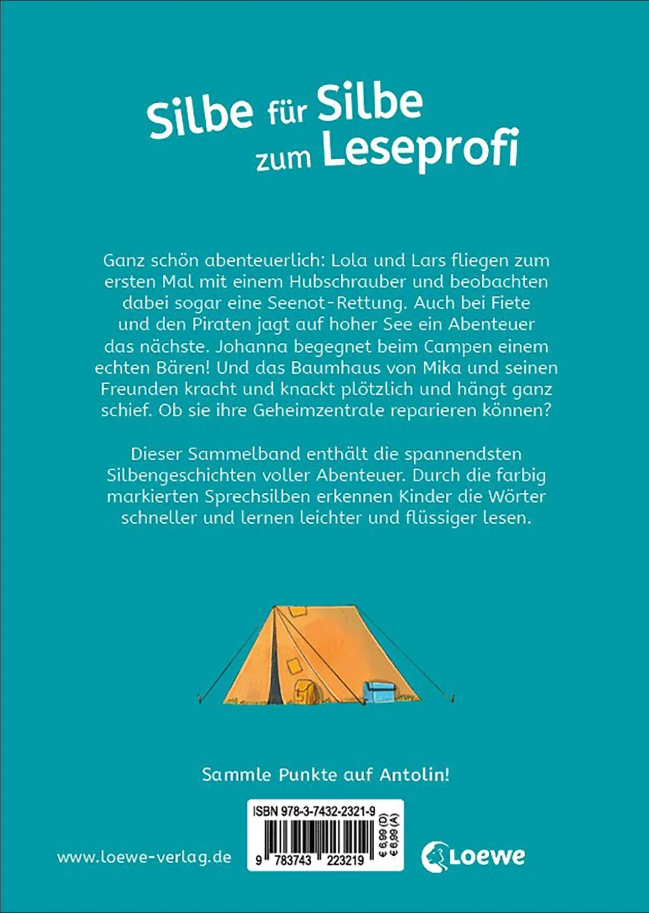 Bild: 9783743223219 | Die besten Silbengeschichten zum Lesenlernen - Auf ins Abenteuer!