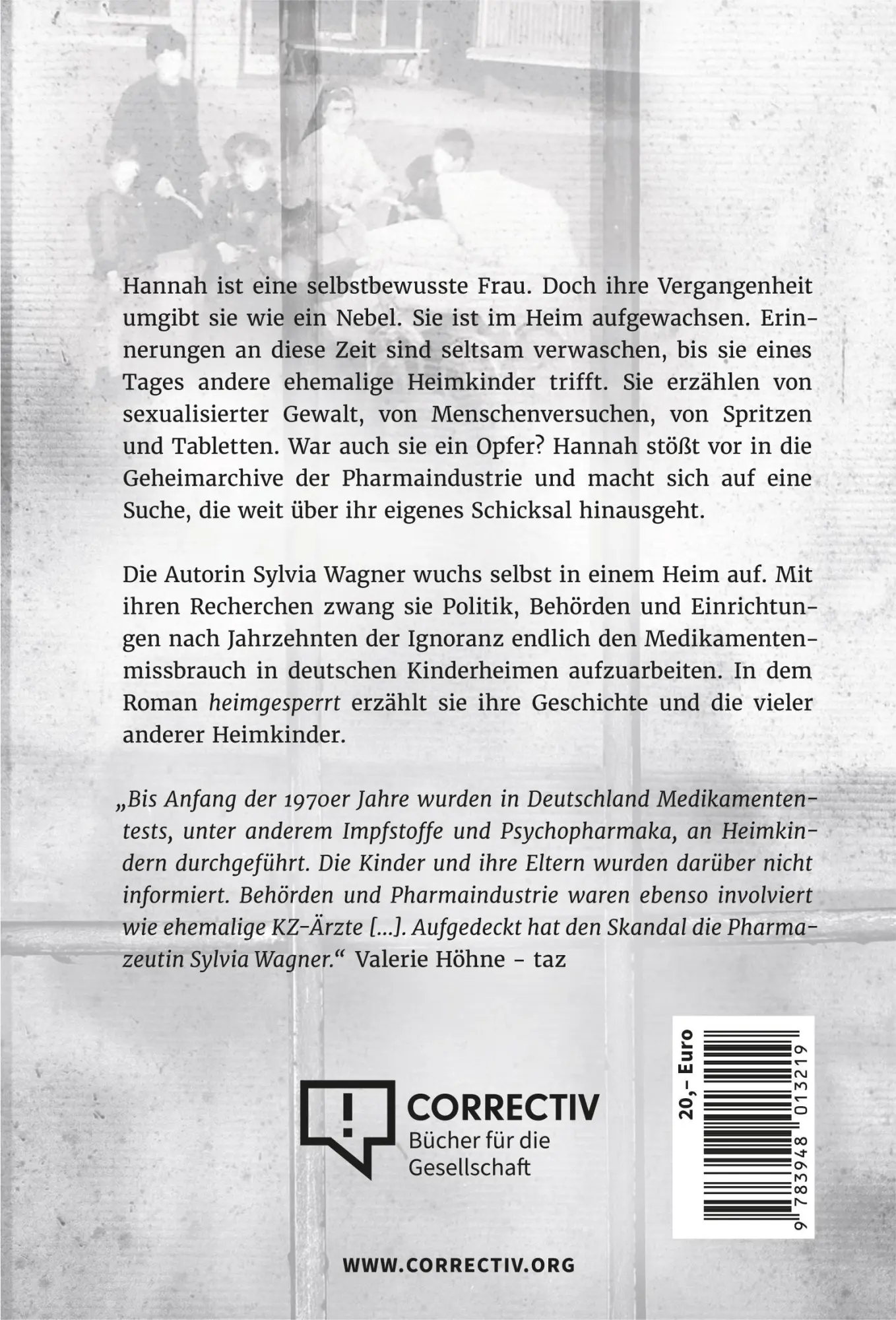 Rückseite: 9783948013219 | heimgesperrt | Wagner Sylvia | Taschenbuch | Mit Nachdruck | 251 S.
