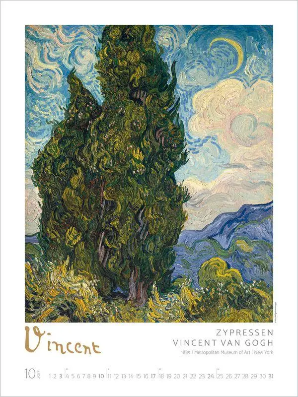 Bild: 9783819303319 | Art Poster 2027 | Verlag Korsch | Kalender | 14 S. | Deutsch | 2027