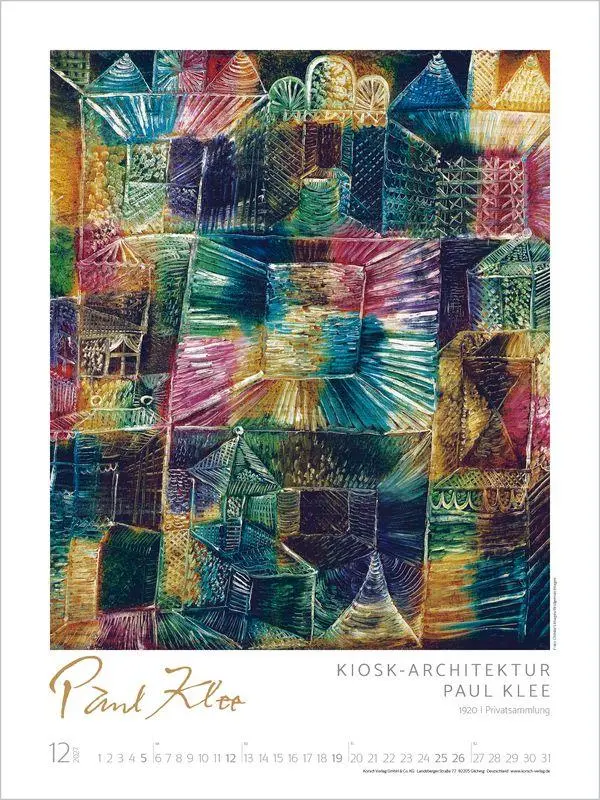 Bild: 9783819303319 | Art Poster 2027 | Verlag Korsch | Kalender | 14 S. | Deutsch | 2027