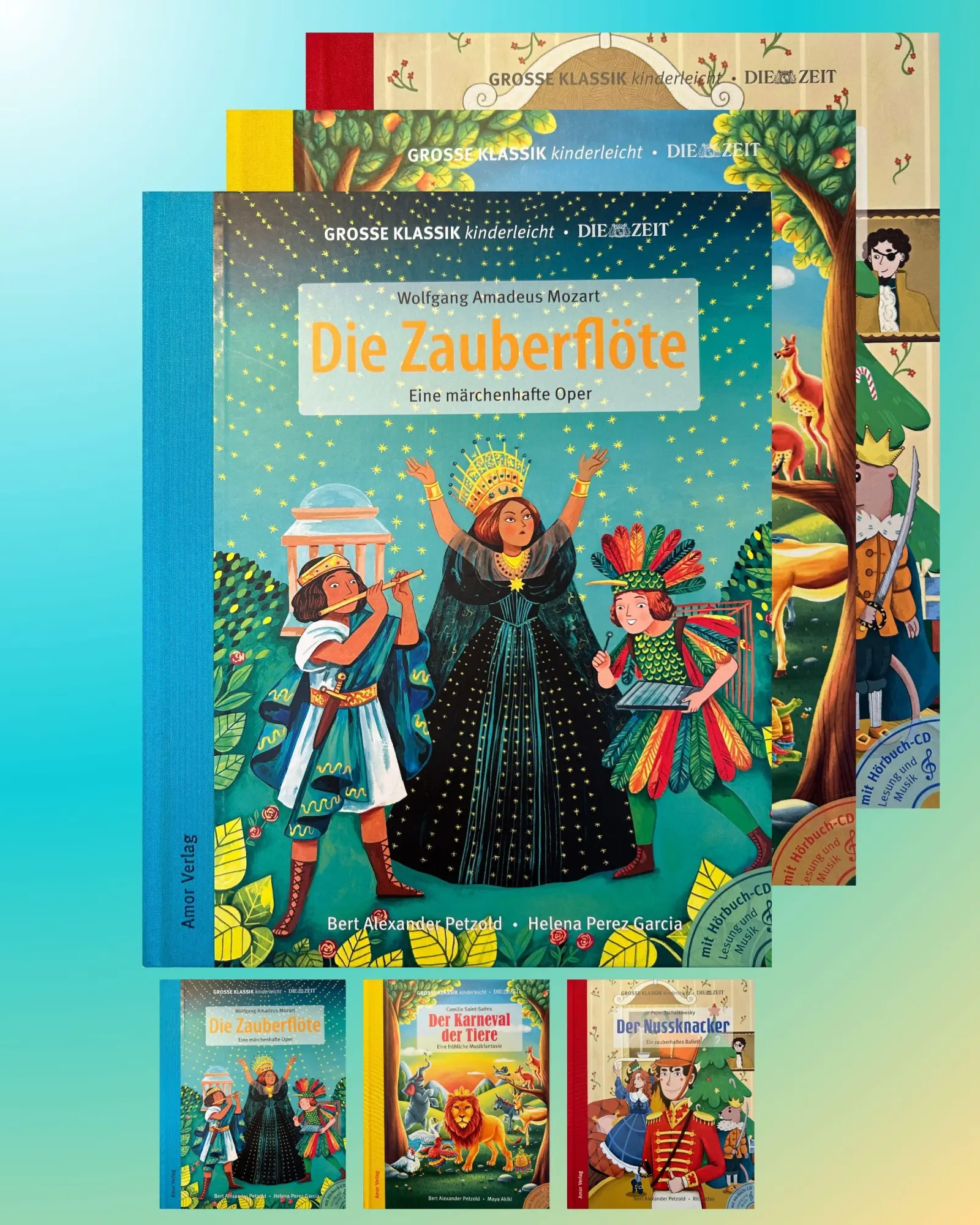 Cover: 9783985873319 | Zauberwelten: Die Zauberflöte, Der Karneval der Tiere, Der...
