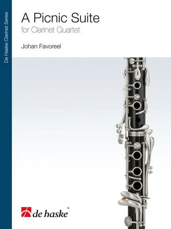 Cover: 9789043133319 | A Picnic Suite | for Clarinet Quartet | Johan Favoreel | 1992