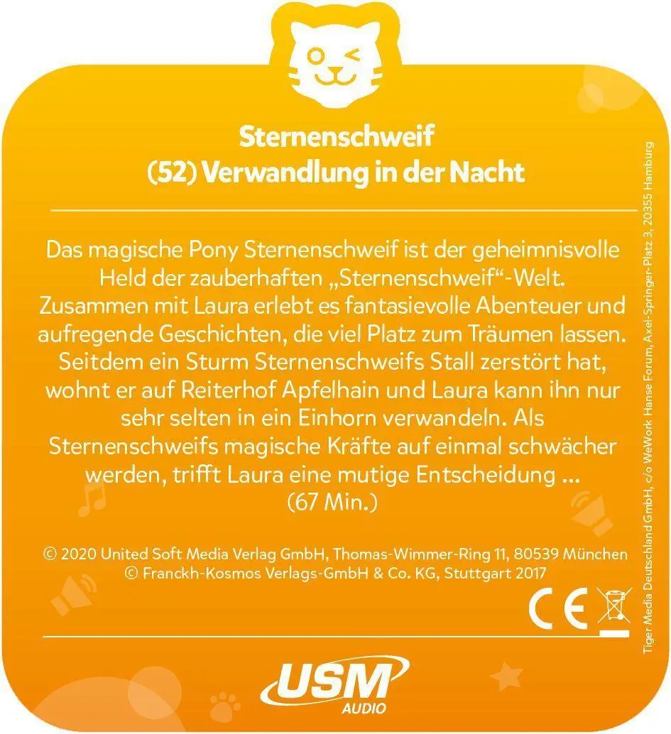 Bild: 4260535483419 | tigercard - Sternenschweif - Folge 52: Verwandlung in der Nacht | 2021