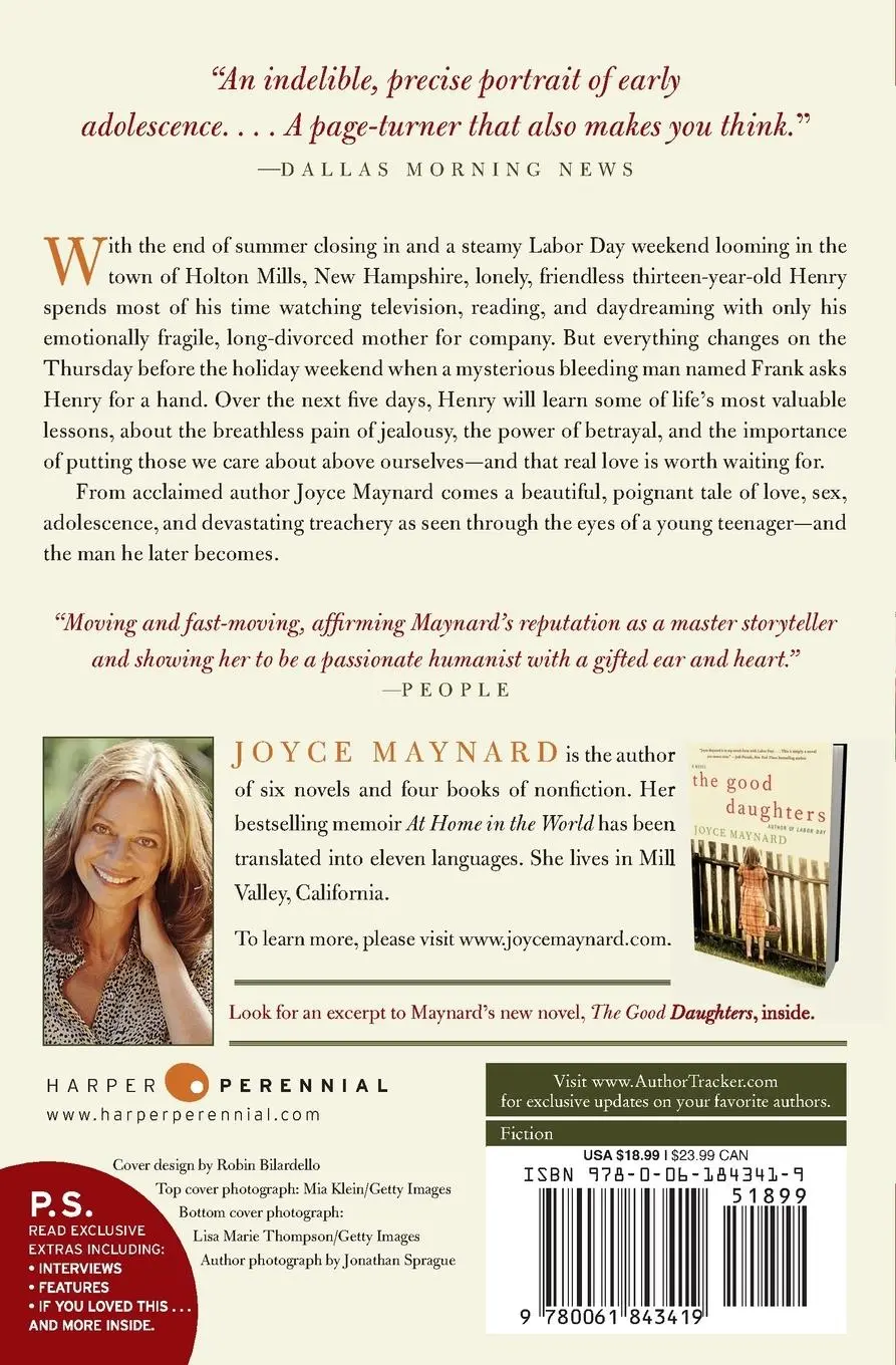 Rückseite: 9780061843419 | Labor Day | Joyce Maynard | Taschenbuch | Englisch | 2010