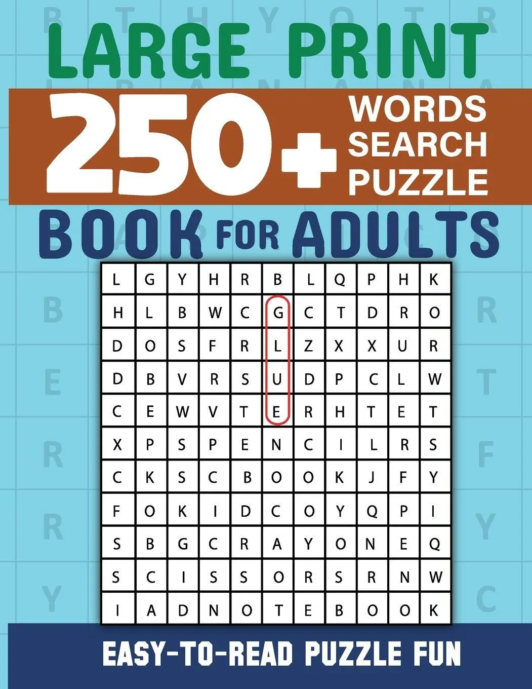 Cover: 9781398063419 | Word Search Book 250 Word Puzzles with Solutions for Adults | Bidden
