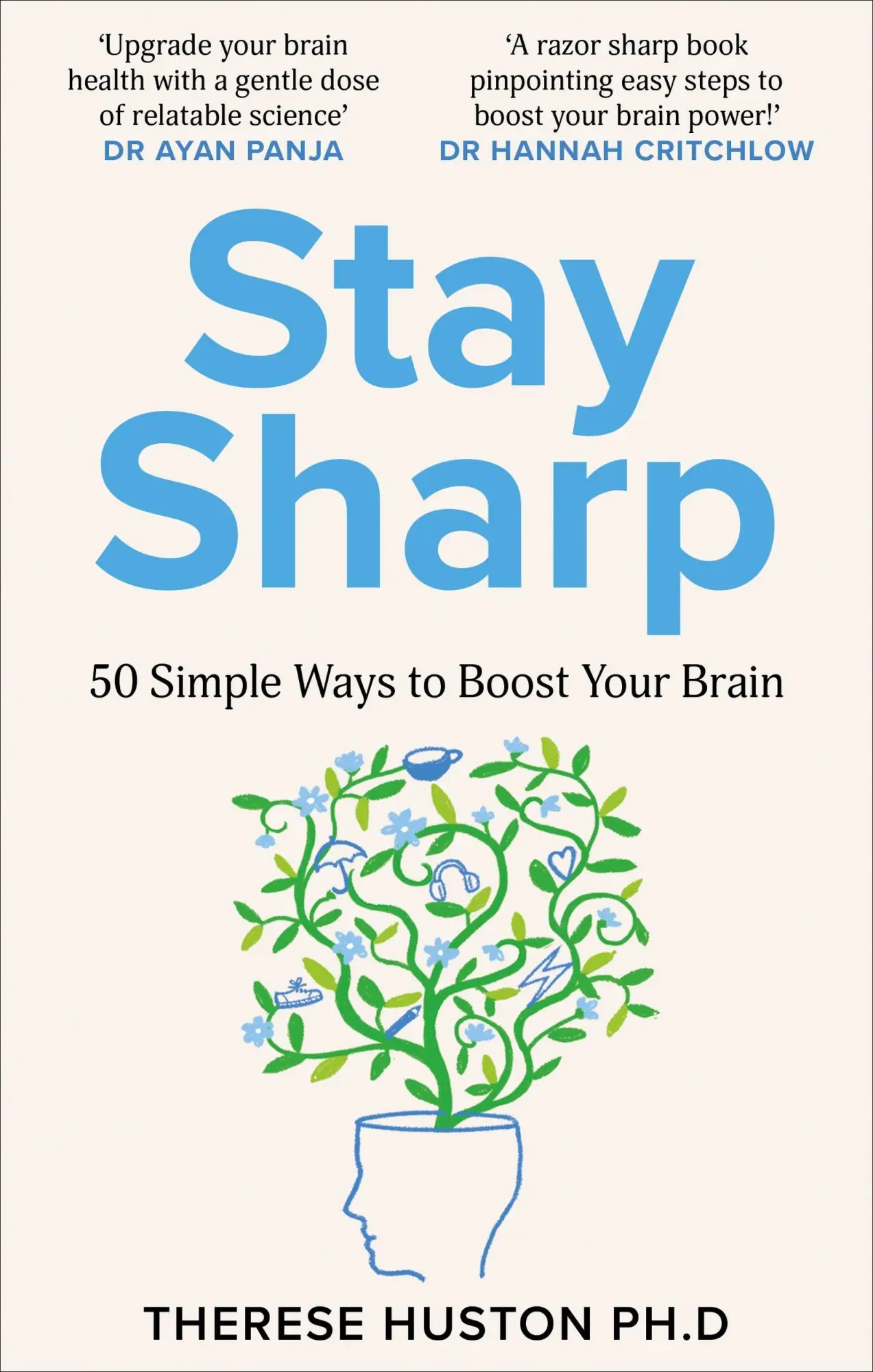 Cover: 9781804193419 | Stay Sharp | 50 Simple Ways to Boost Your Brain | Therese Huston