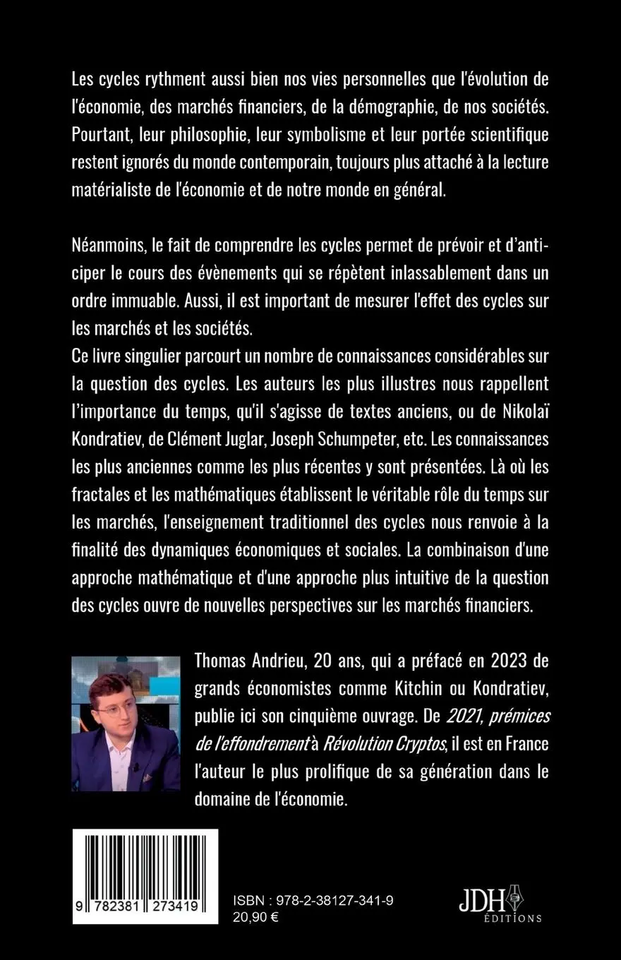 Rückseite: 9782381273419 | Création et Destruction | Le mystère des cycles économiques et humains