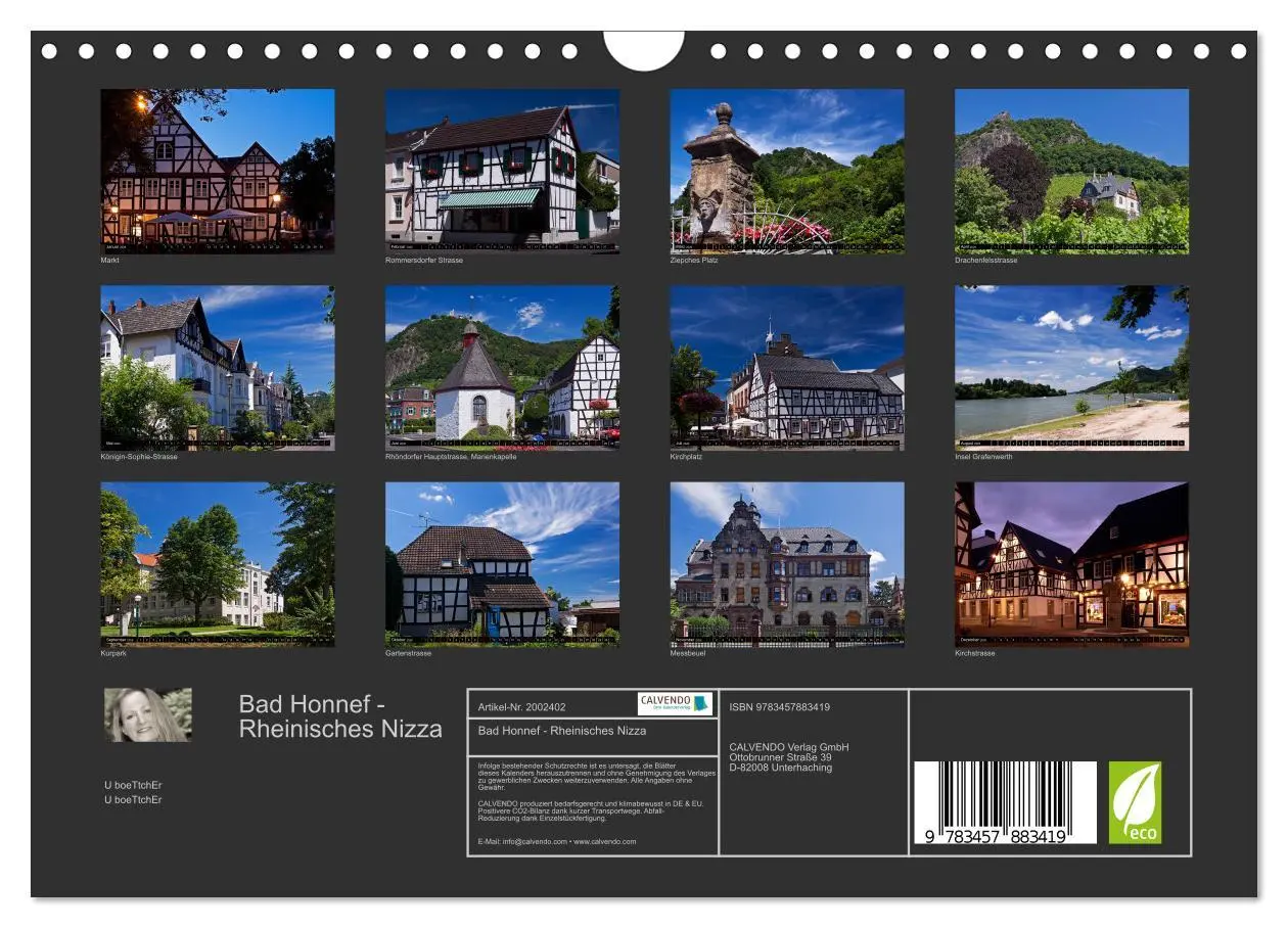 Bild: 9783457883419 | Bad Honnef - Rheinisches Nizza (Wandkalender 2026 DIN A4 quer),...