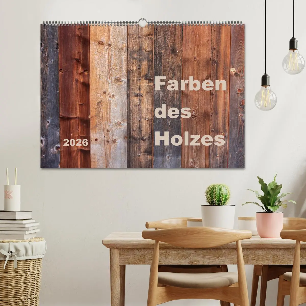 Bild: 9783457953419 | Farben des Holzes (Wandkalender 2026 DIN A2 quer), CALVENDO...