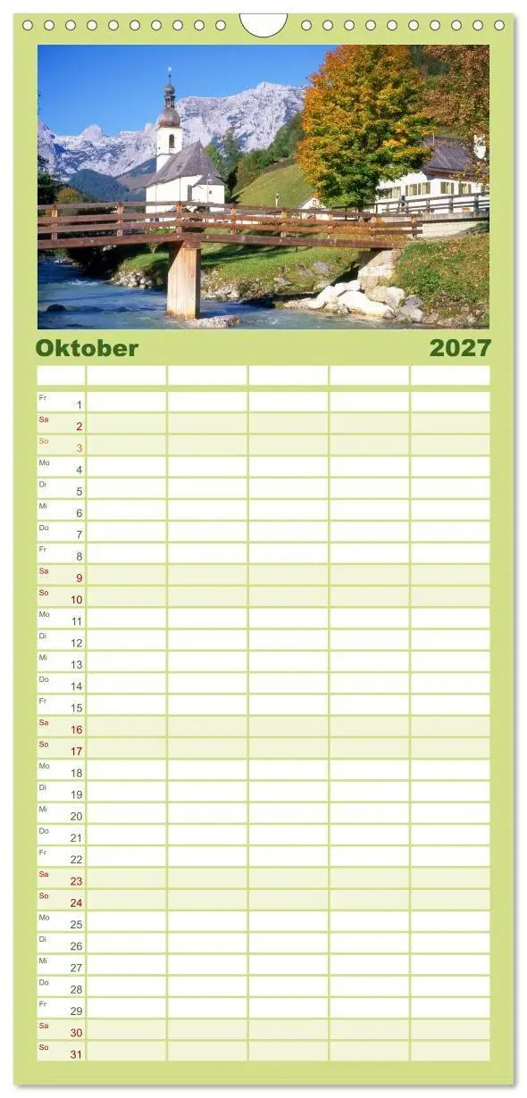 Bild: 9783594333419 | Familienplaner 2027 - Zauberhaftes Berchtesgadener Land mit 5...