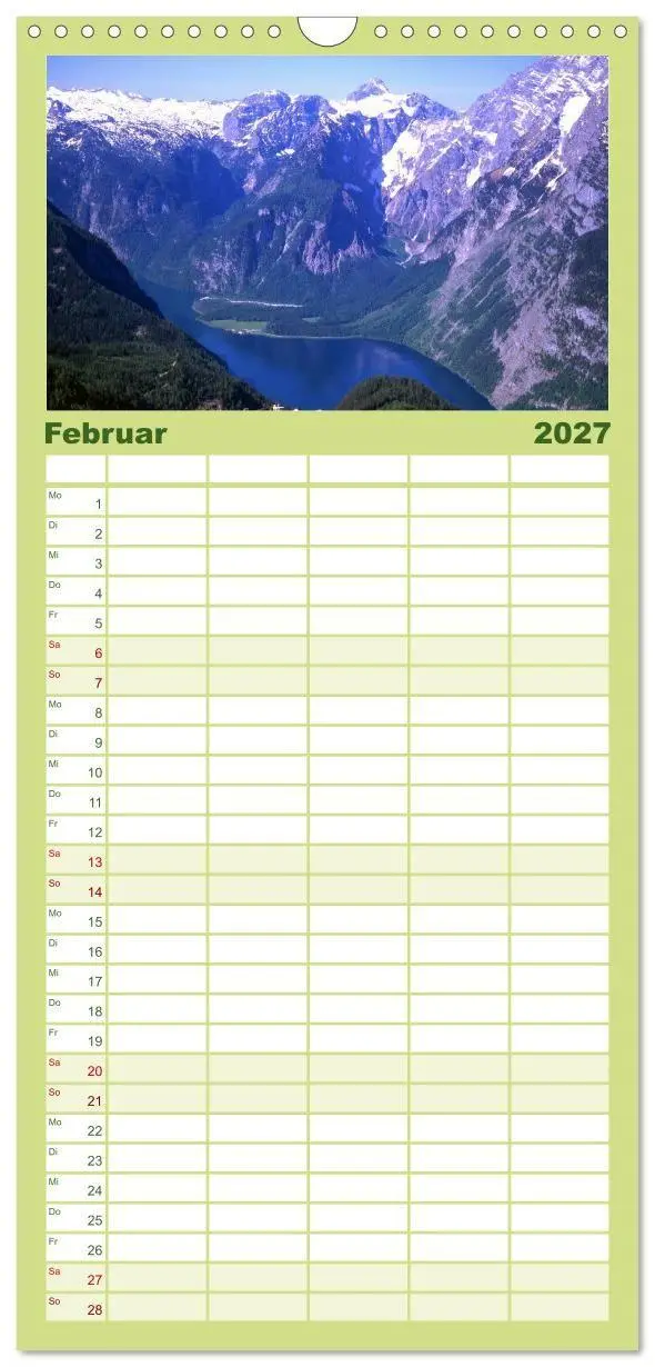 Bild: 9783594333419 | Familienplaner 2027 - Zauberhaftes Berchtesgadener Land mit 5...