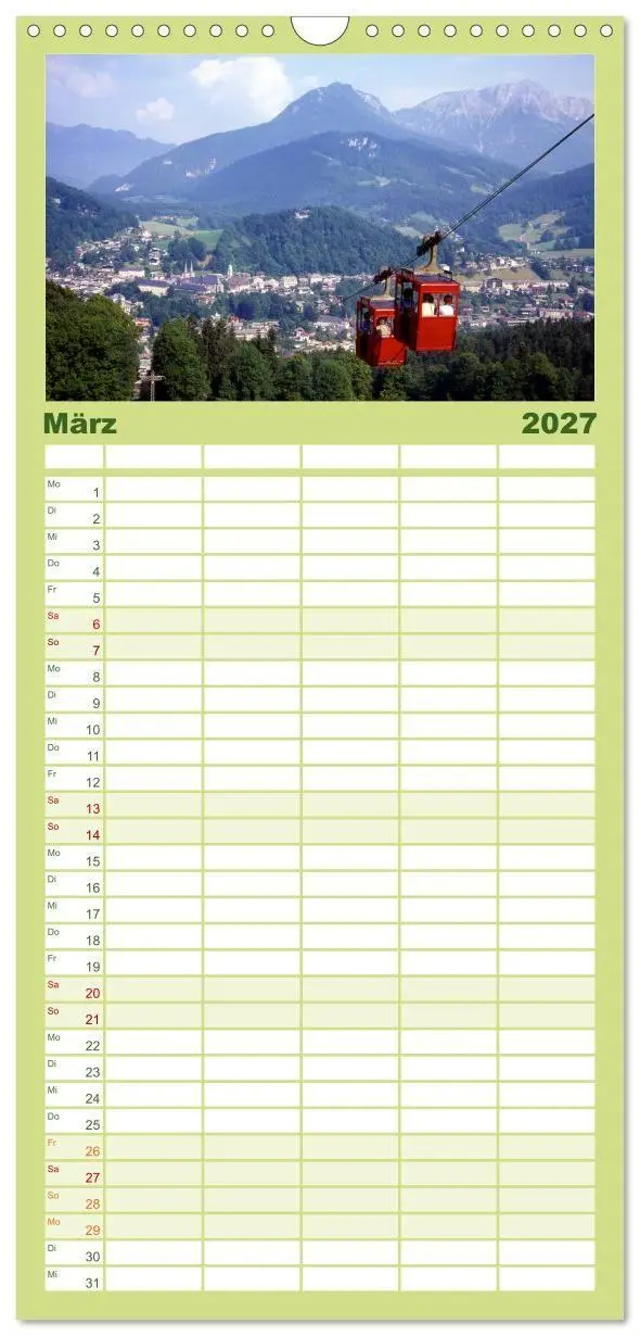 Bild: 9783594333419 | Familienplaner 2027 - Zauberhaftes Berchtesgadener Land mit 5...