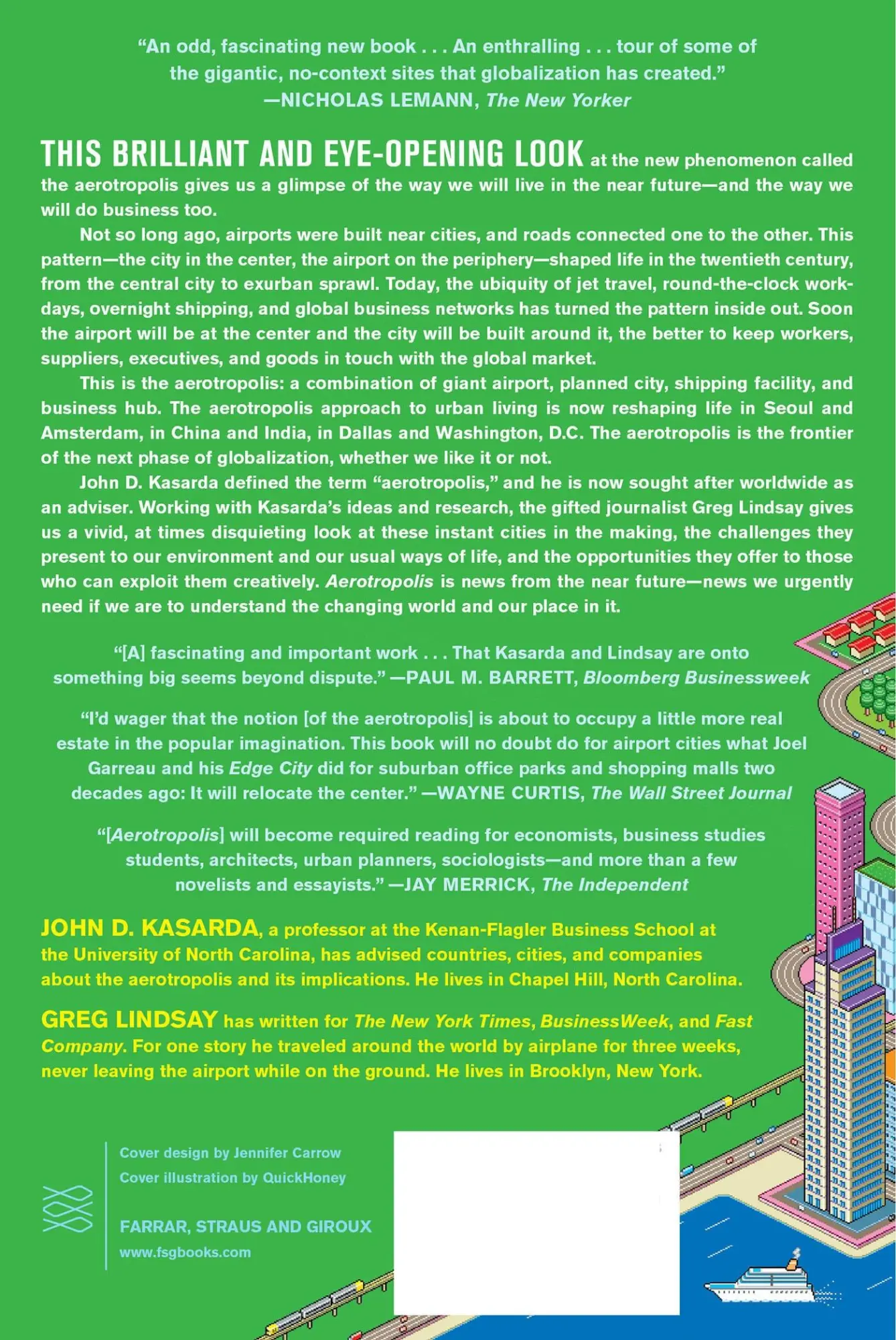Rückseite: 9780374533519 | Aerotropolis | John D. Kasarda | Taschenbuch | Englisch | 2012