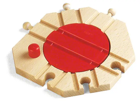 Bild: 7312350333619 | BRIO World - Mechanische Drehscheibe | BRIO® | Spiel | In Schachtel
