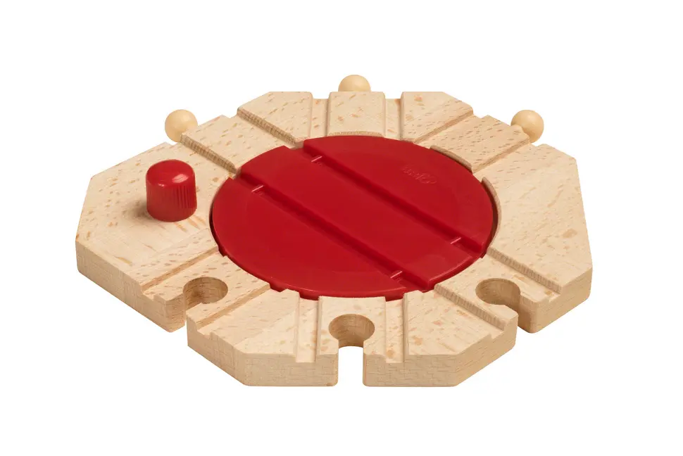 Bild: 7312350333619 | BRIO World - Mechanische Drehscheibe | BRIO® | Spiel | In Schachtel