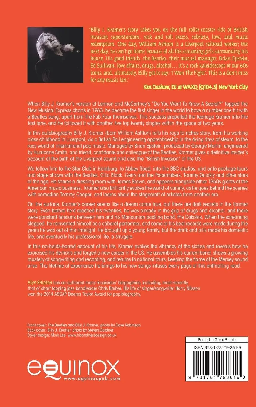 Rückseite: 9781781793619 | Do You Want to Know a Secret? | Billy J. Kramer | Buch | Englisch