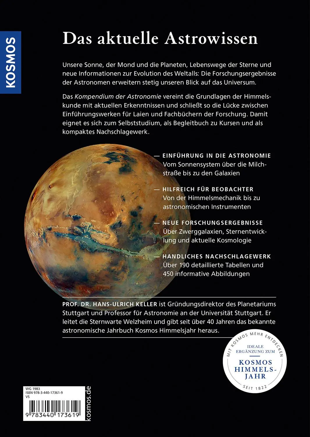 Bild: 9783440173619 | Kompendium der Astronomie | Hans-Ulrich Keller | Buch | 508 S. | 2023
