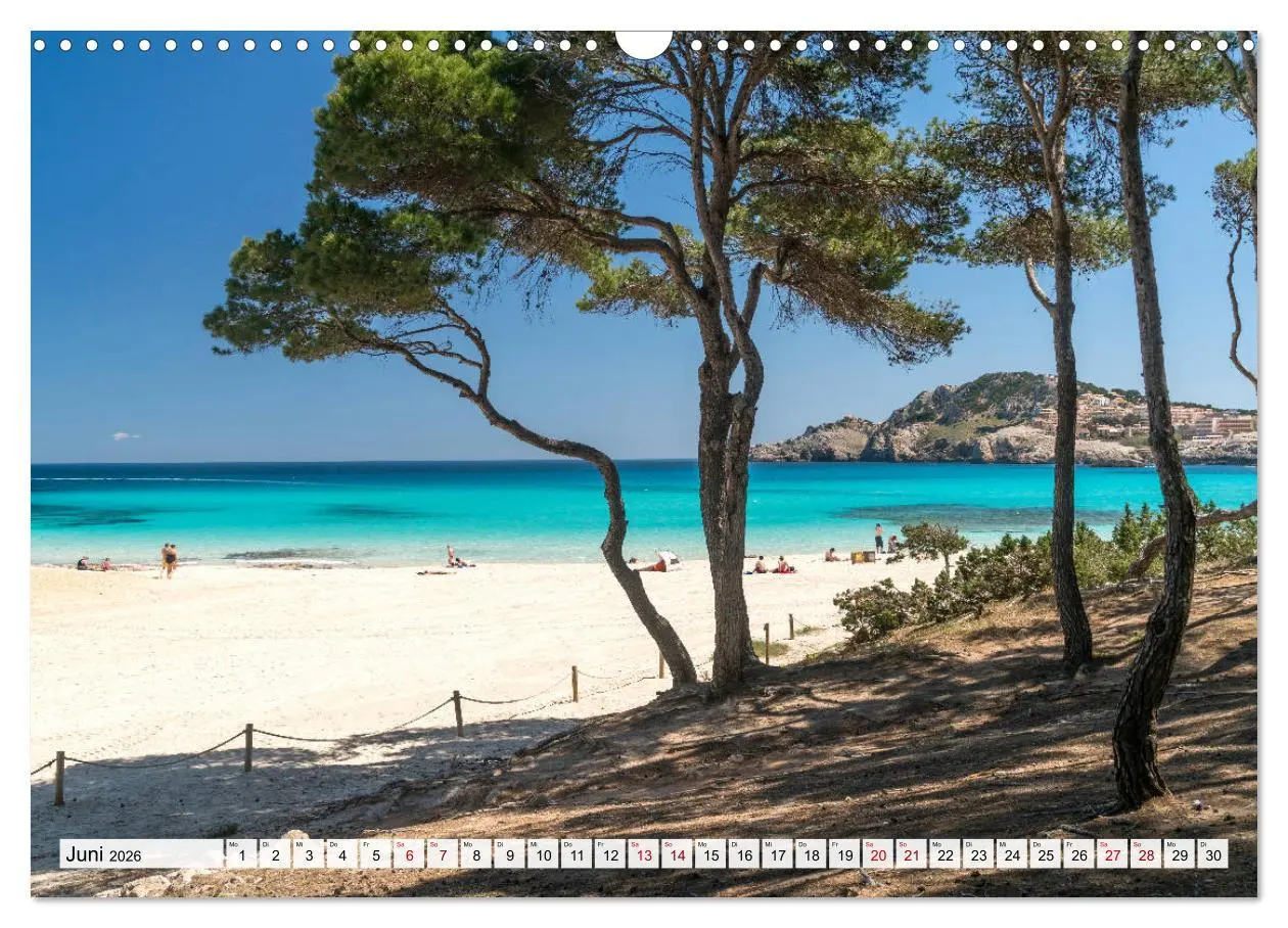 Bild: 9783457933619 | Traumstrände auf Mallorca (Wandkalender 2026 DIN A3 quer), CALVENDO...