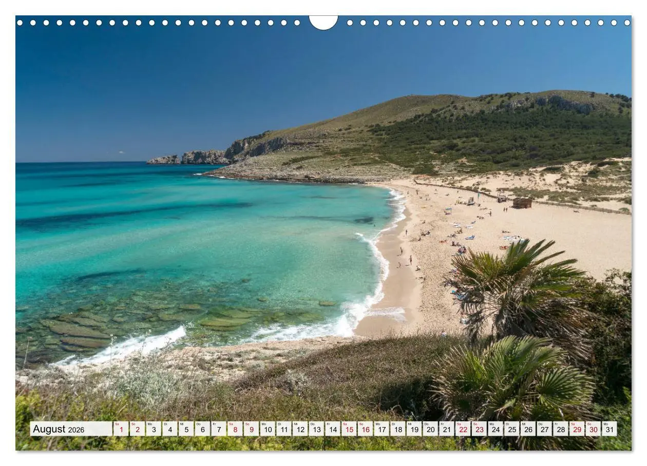 Bild: 9783457933619 | Traumstrände auf Mallorca (Wandkalender 2026 DIN A3 quer), CALVENDO...