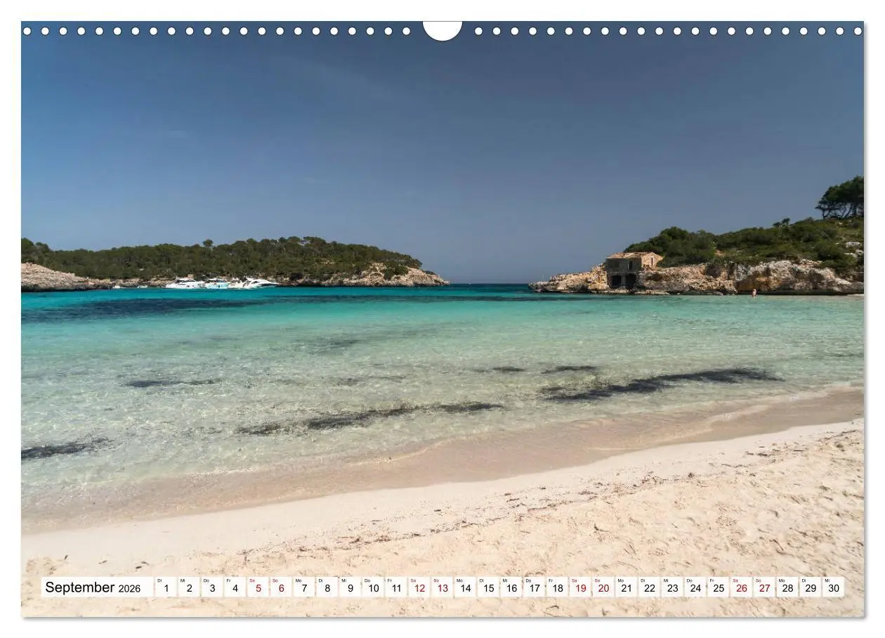 Bild: 9783457933619 | Traumstrände auf Mallorca (Wandkalender 2026 DIN A3 quer), CALVENDO...