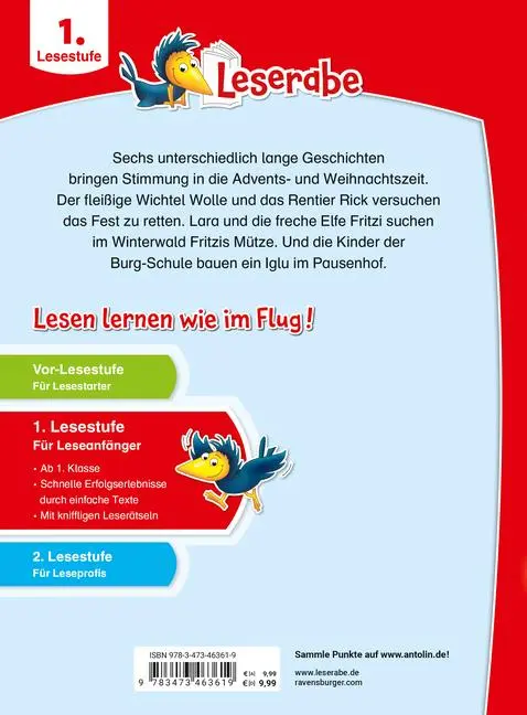 Bild: 9783473463619 | Leserabe Sonderausgaben - Zauberhafte Weihnachtsgeschichten für...