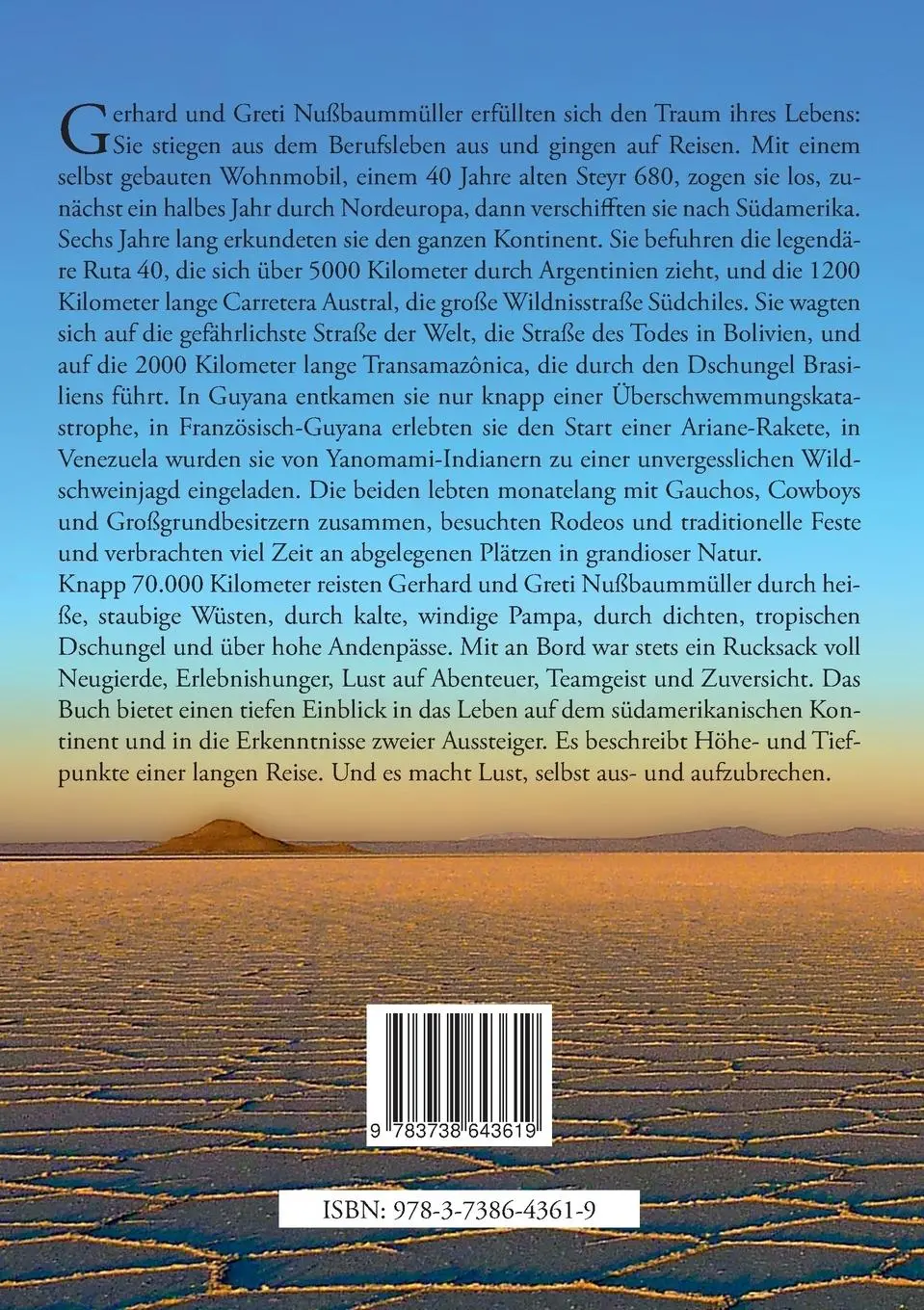 Rückseite: 9783738643619 | Tief in Südamerika | Mit dem Wohnmobil 6 Jahre unterwegs | Taschenbuch