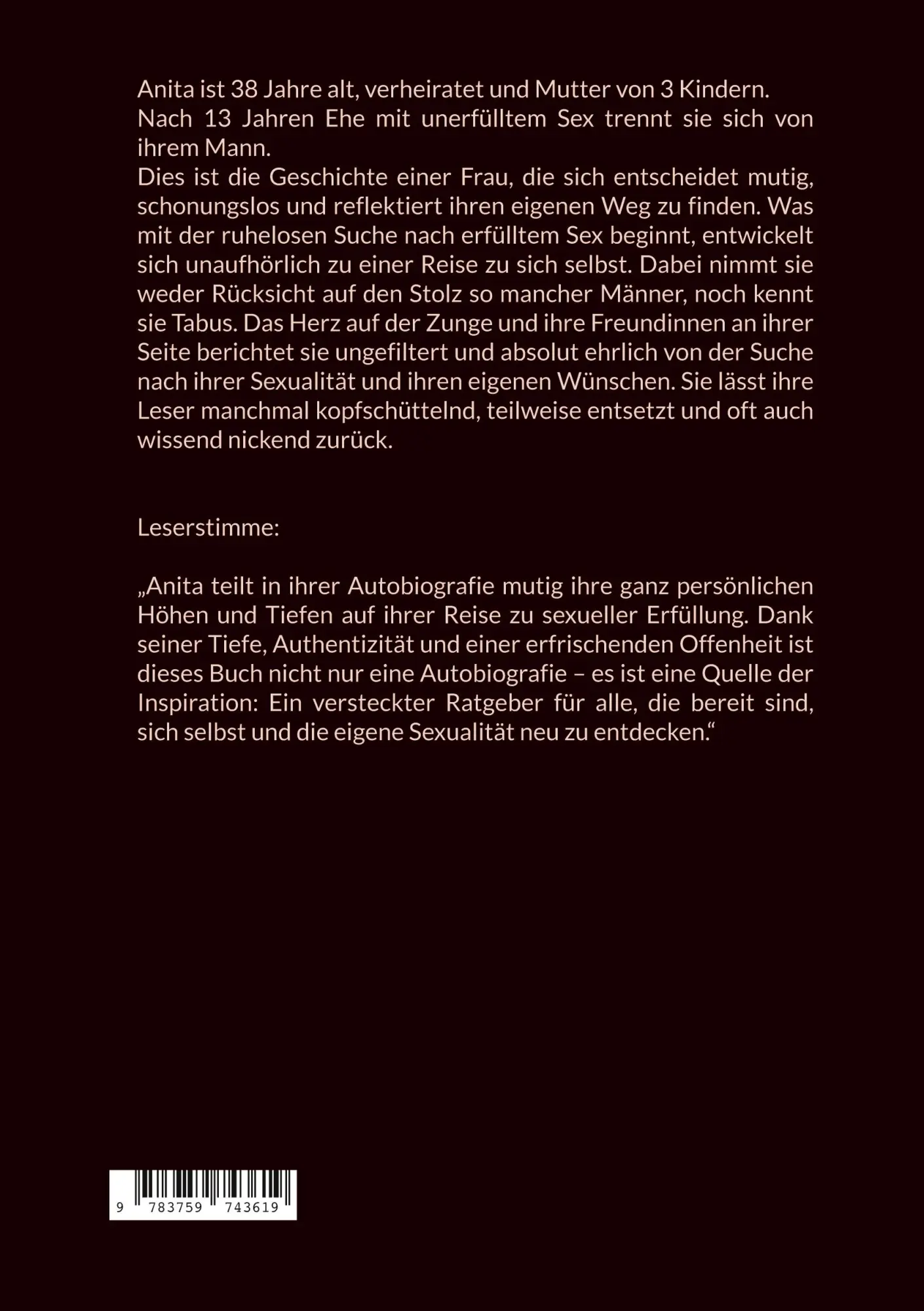 Rückseite: 9783759743619 | Caipi, Sex &amp; Selbstzweifel | Anita Knorr | Taschenbuch | Paperback