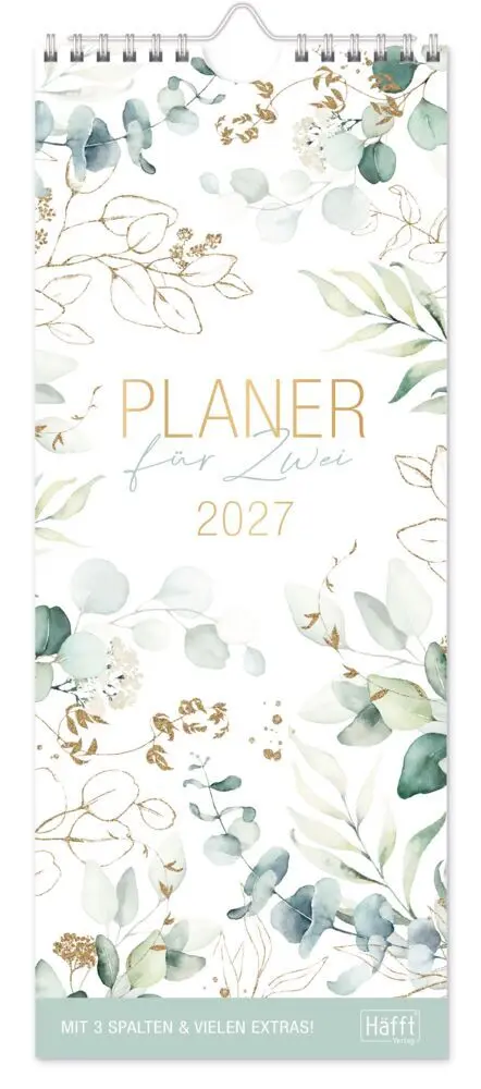 Cover: 4029357113719 | Planer für Zwei kompakt 2027 | Motiv [Blattgold] 3-spaltig | GmbH
