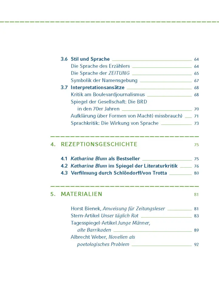 Bild: 9783129303719 | Die verlorene Ehre der Katharina Blum von Heinrich Böll | Böll | Buch