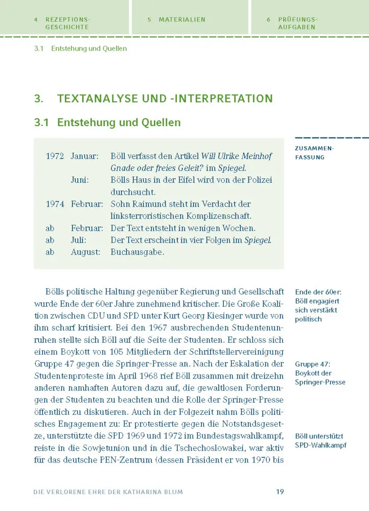 Bild: 9783129303719 | Die verlorene Ehre der Katharina Blum von Heinrich Böll | Böll | Buch