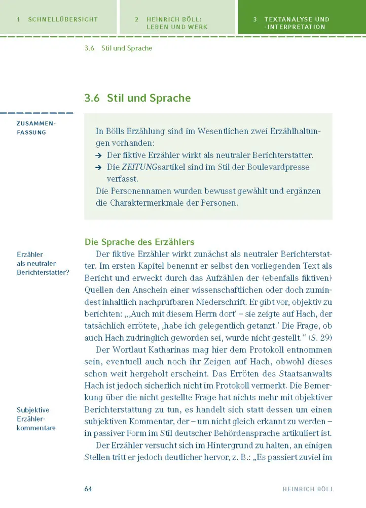 Bild: 9783129303719 | Die verlorene Ehre der Katharina Blum von Heinrich Böll | Böll | Buch